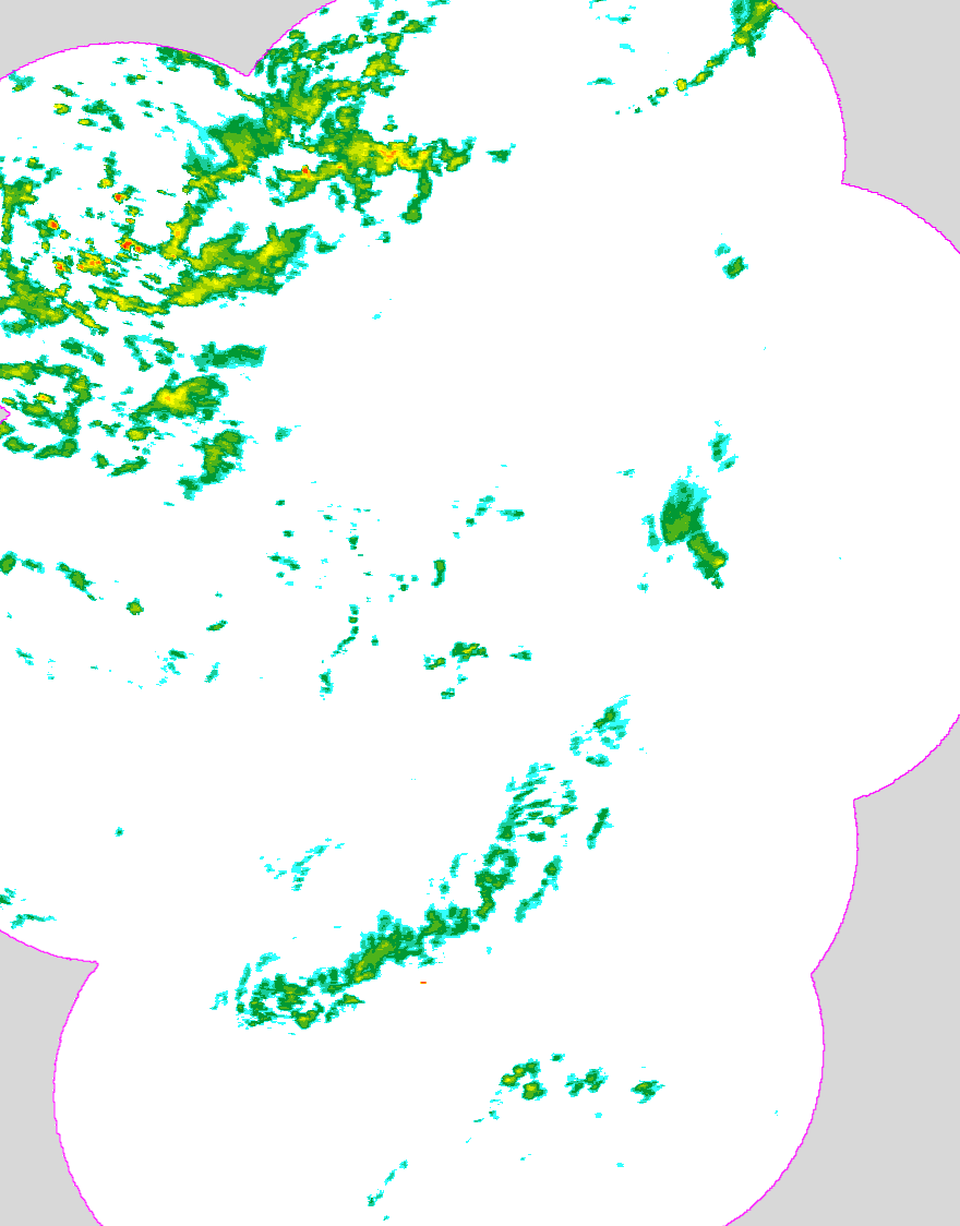 Regenradar Altlußheim, Radarbild von 2:15 Uhr