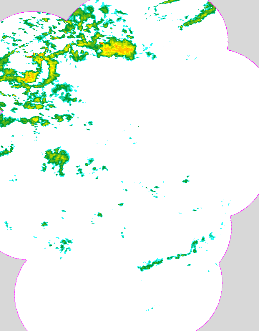 Regenradar Fuchsmühl, Radarbild von 6:20 Uhr