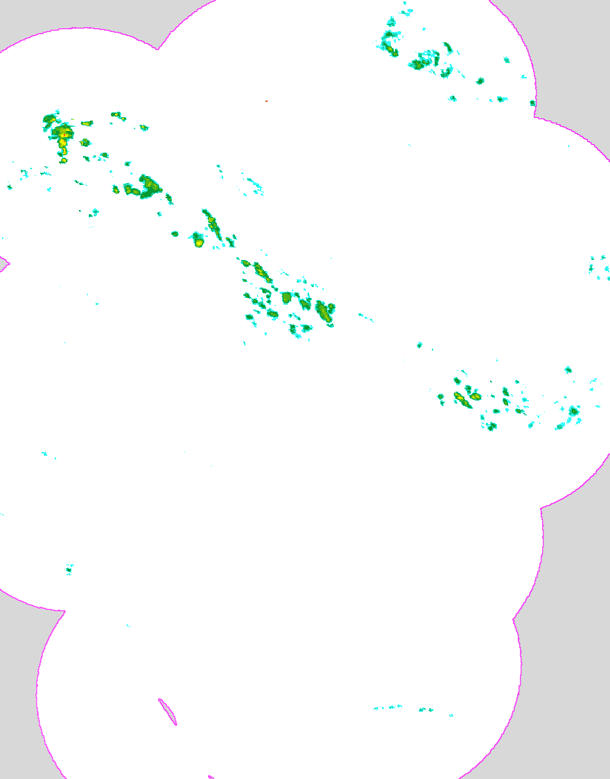 Regenradar Gemmingen, Radarbild von 2:50 Uhr