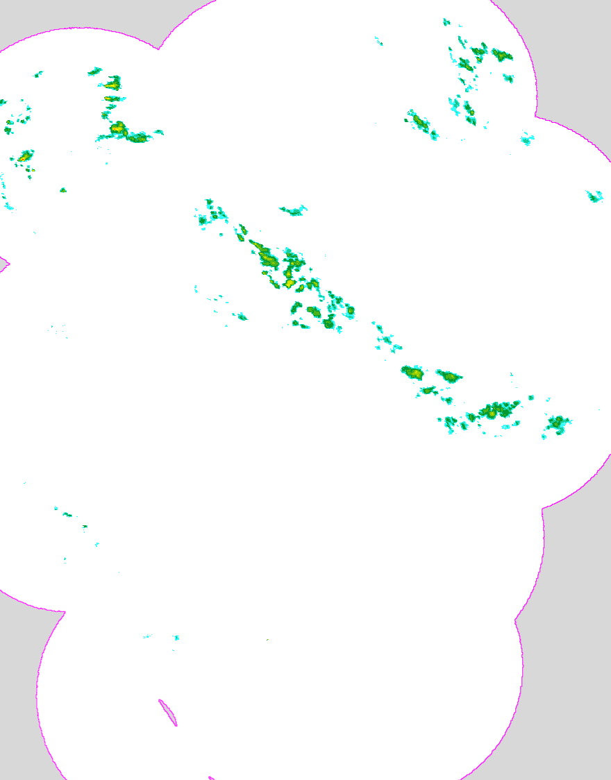 Regenradar Schwäbisch Hall, Radarbild von 5:40 Uhr