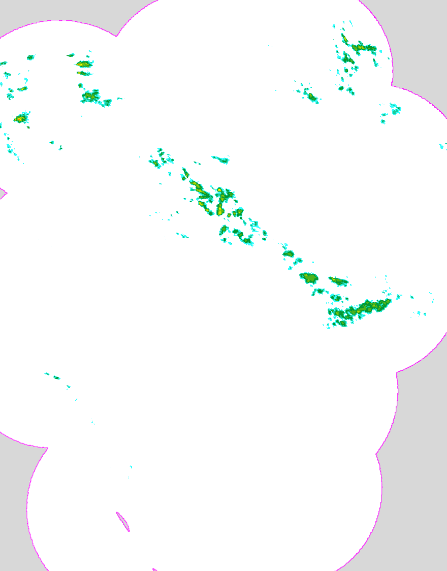 Regenradar Grebs, Radarbild von 6:05 Uhr