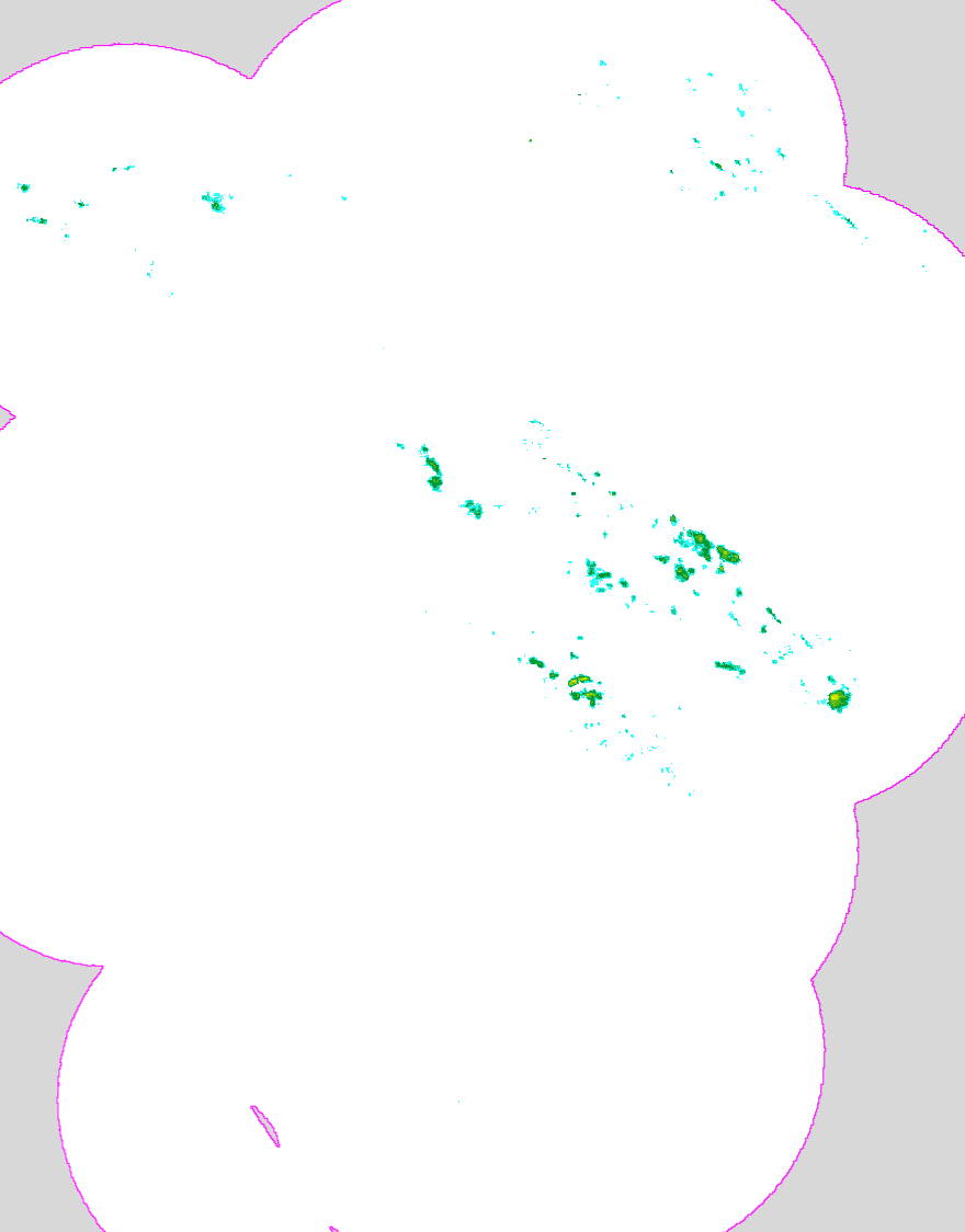 Regenradar Oberkirn, Radarbild von 11:40 Uhr