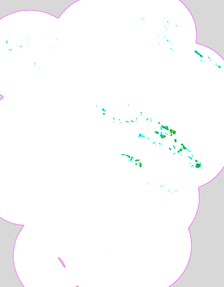 Regenradar Esslingen am Neckar, Radarbild von 12:10 Uhr