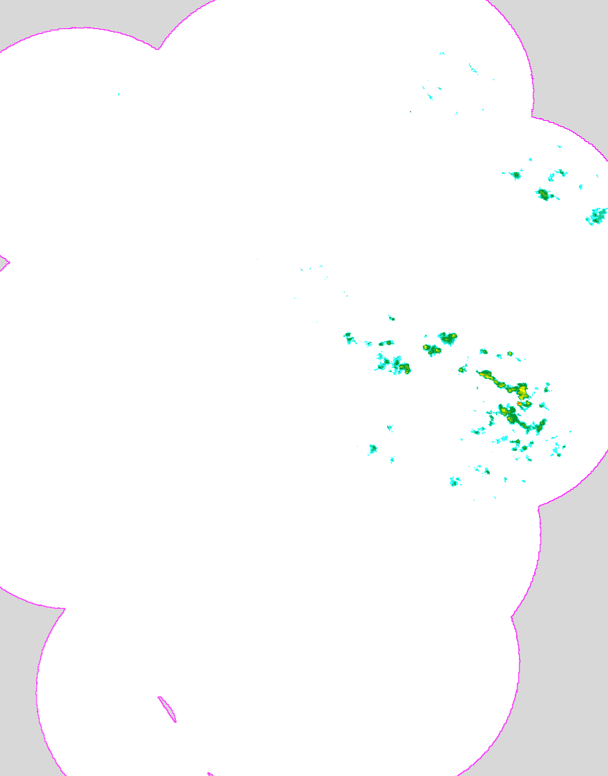 Regenradar Binnen, Radarbild von 15:20 Uhr