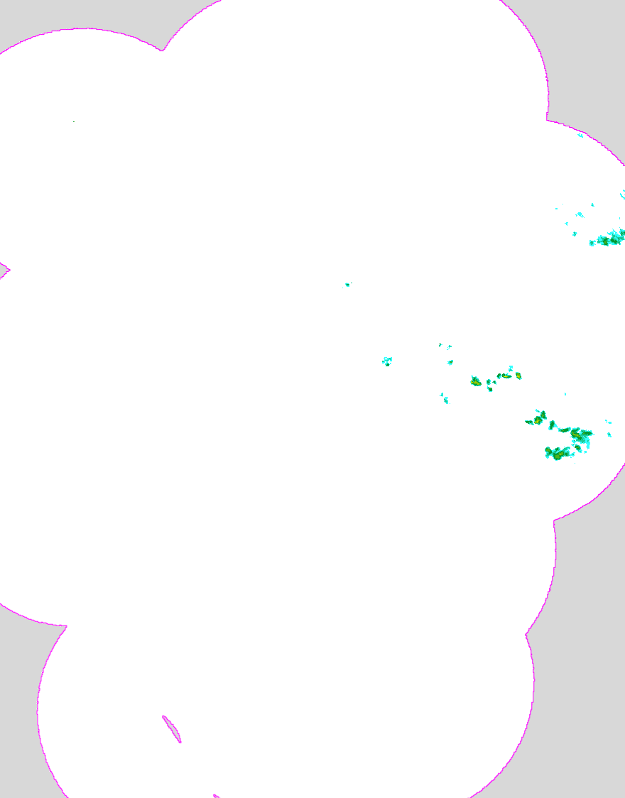 Regenradar Neutz-Lettewitz, Radarbild von 17:20 Uhr