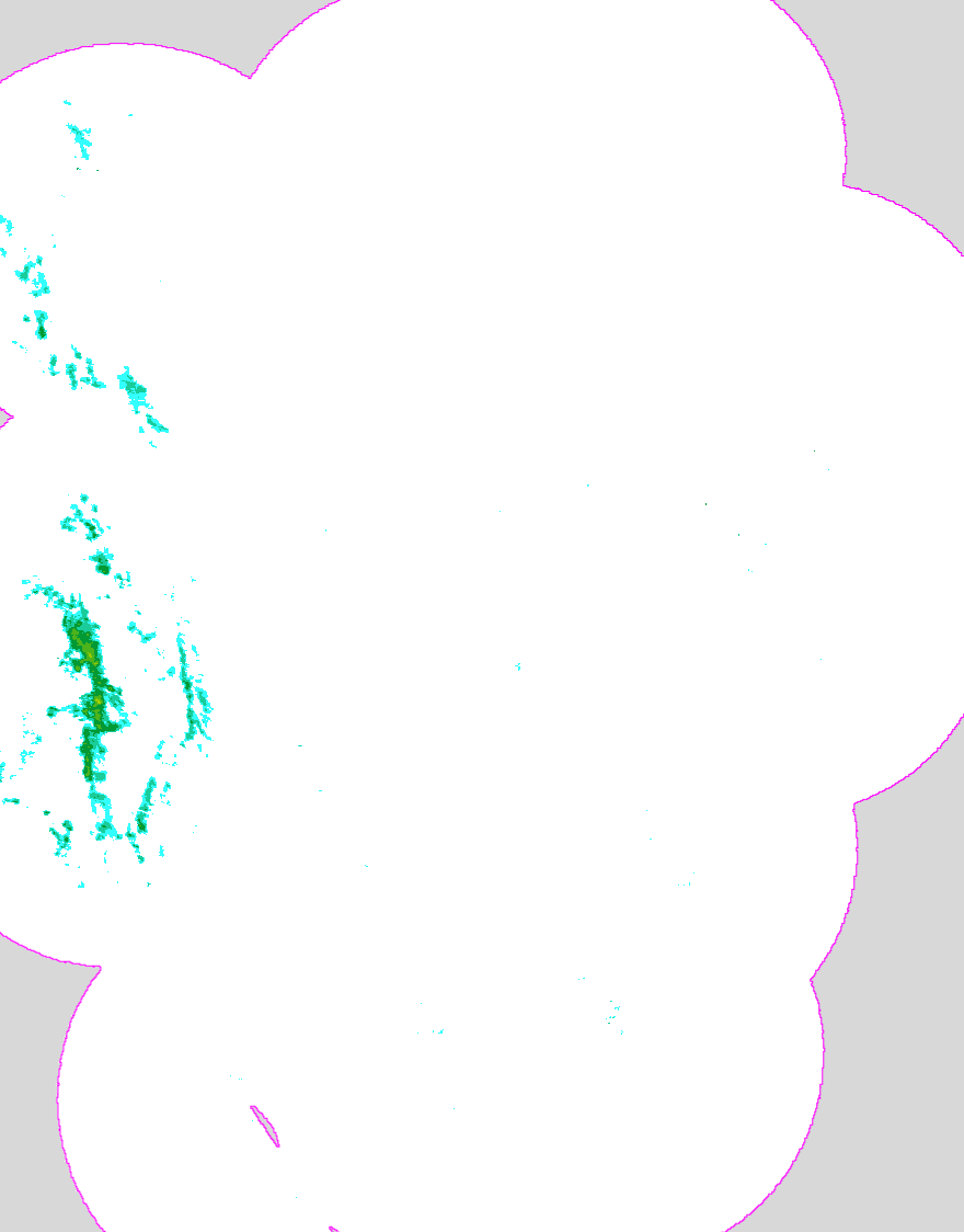 Regenradar Rövershagen, Radarbild von 4:20 Uhr