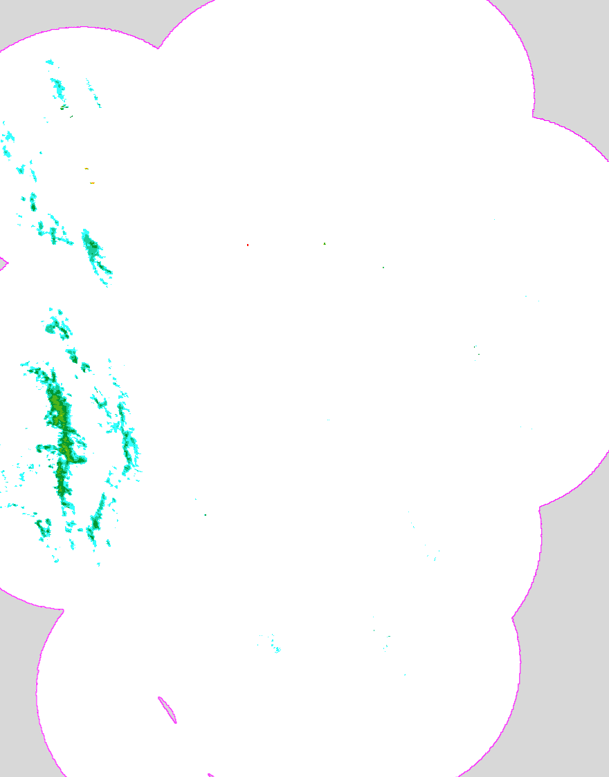 Regenradar Neu-Bamberg, Radarbild von 4:35 Uhr