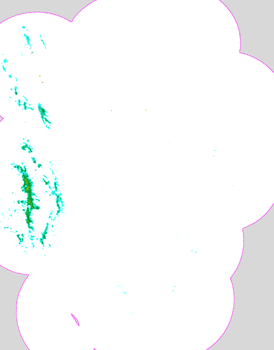 Regenradar Wartenberg, Radarbild von 4:40 Uhr