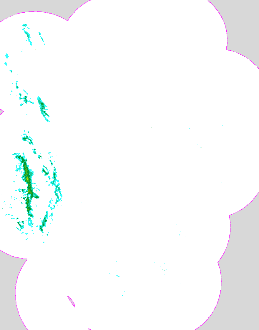 Regenradar Königstein im Taunus, Radarbild von 4:55 Uhr