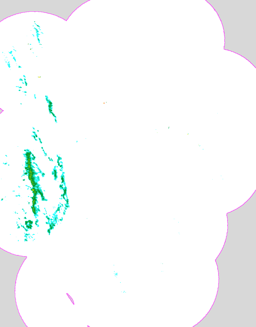 Regenradar Kemmern, Radarbild von 5:35 Uhr