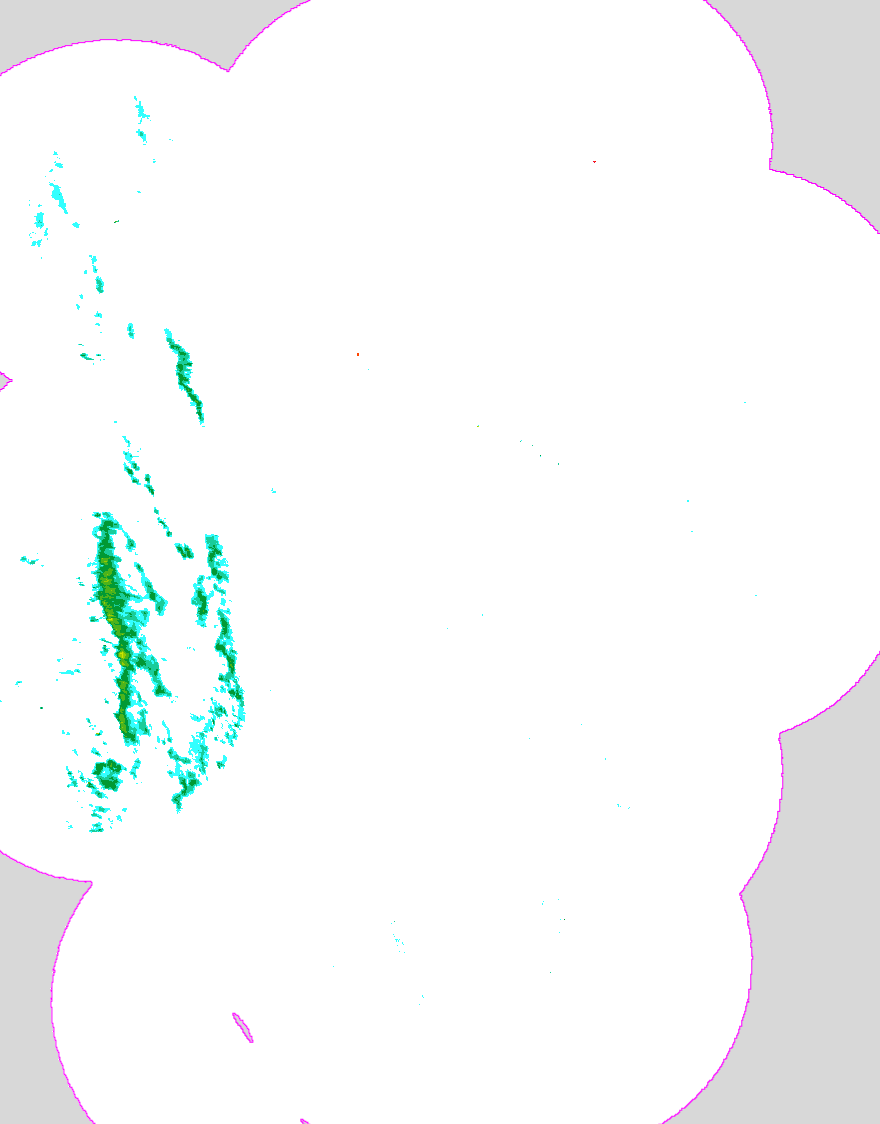 Regenradar Lahr, Radarbild von 5:50 Uhr