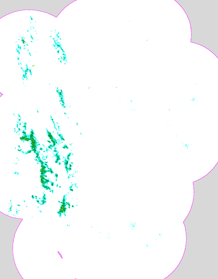 Regenradar Wöhrden, Radarbild von 7:35 Uhr
