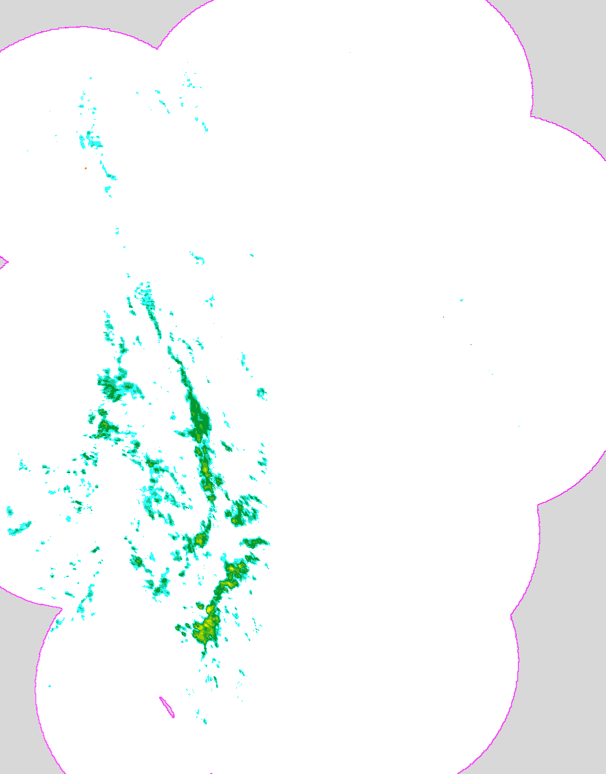 Regenradar Goldbach, Radarbild von 9:15 Uhr