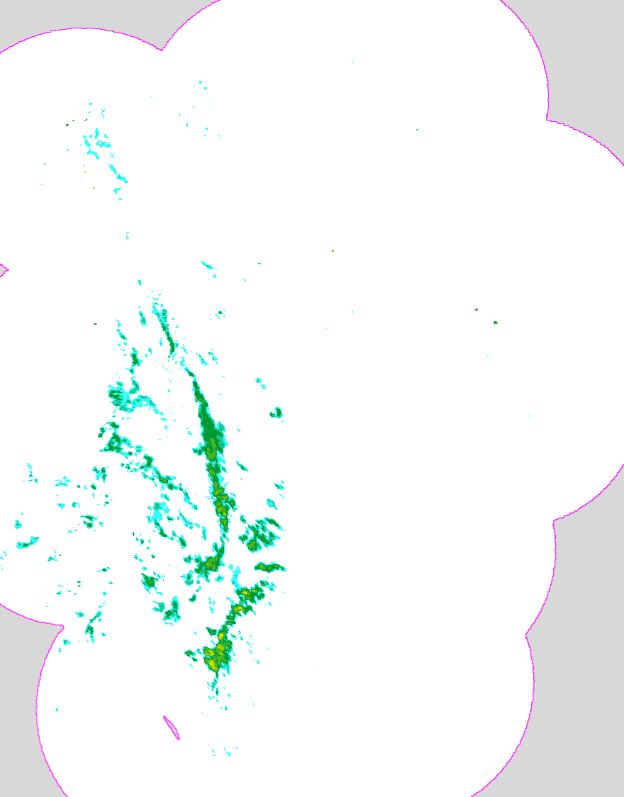 Regenradar Hebertshausen, Radarbild von 9:30 Uhr