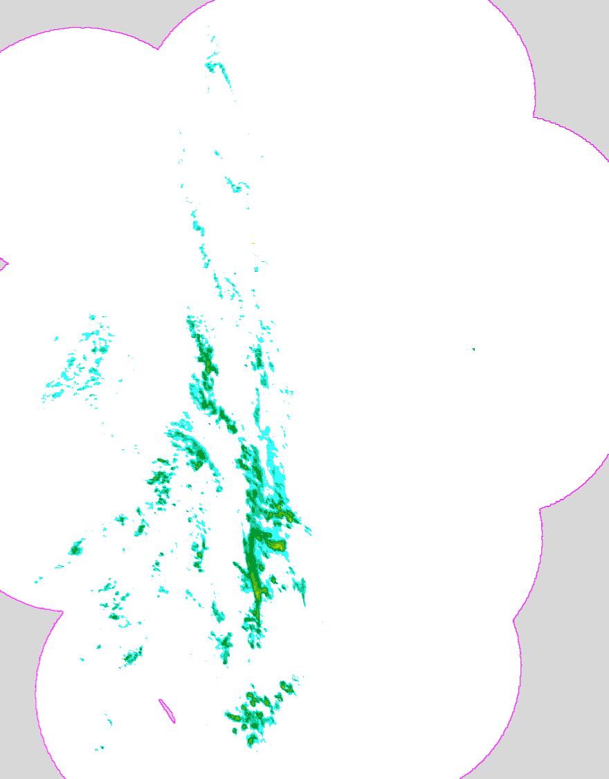 Regenradar Lutter am Barenberge, Radarbild von 11:55 Uhr
