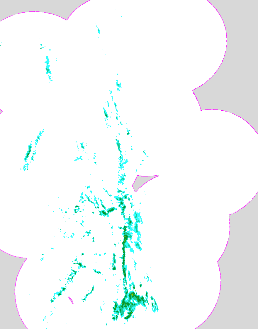 Regenradar Adlkofen, Radarbild von 14:35 Uhr