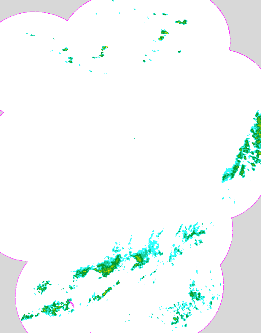 Regenradar Fredeburg, Radarbild von 4:20 Uhr