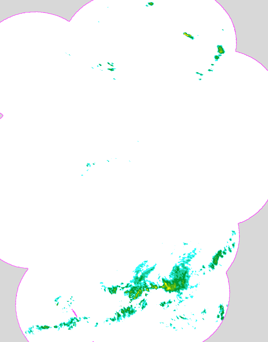 Regenradar Guggenhausen, Radarbild von 6:15 Uhr
