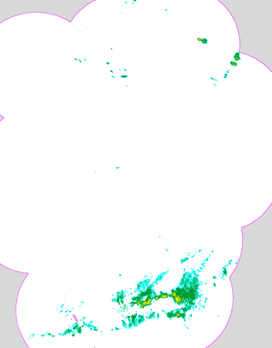 Regenradar Haag, Radarbild von 6:45 Uhr