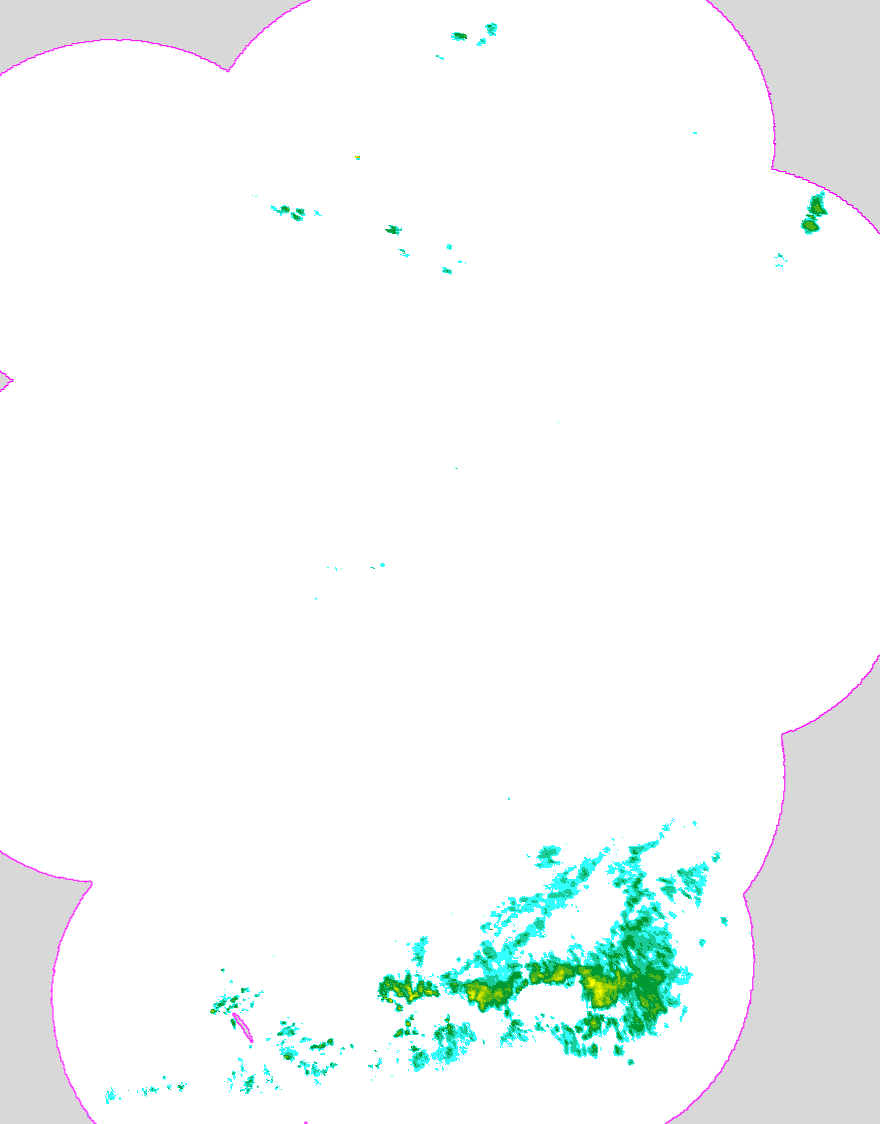 Regenradar Dürnau, Radarbild von 7:25 Uhr