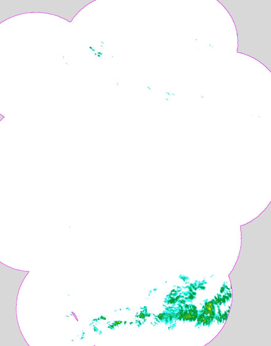 Regenradar Schifferstadt, Radarbild von 8:55 Uhr