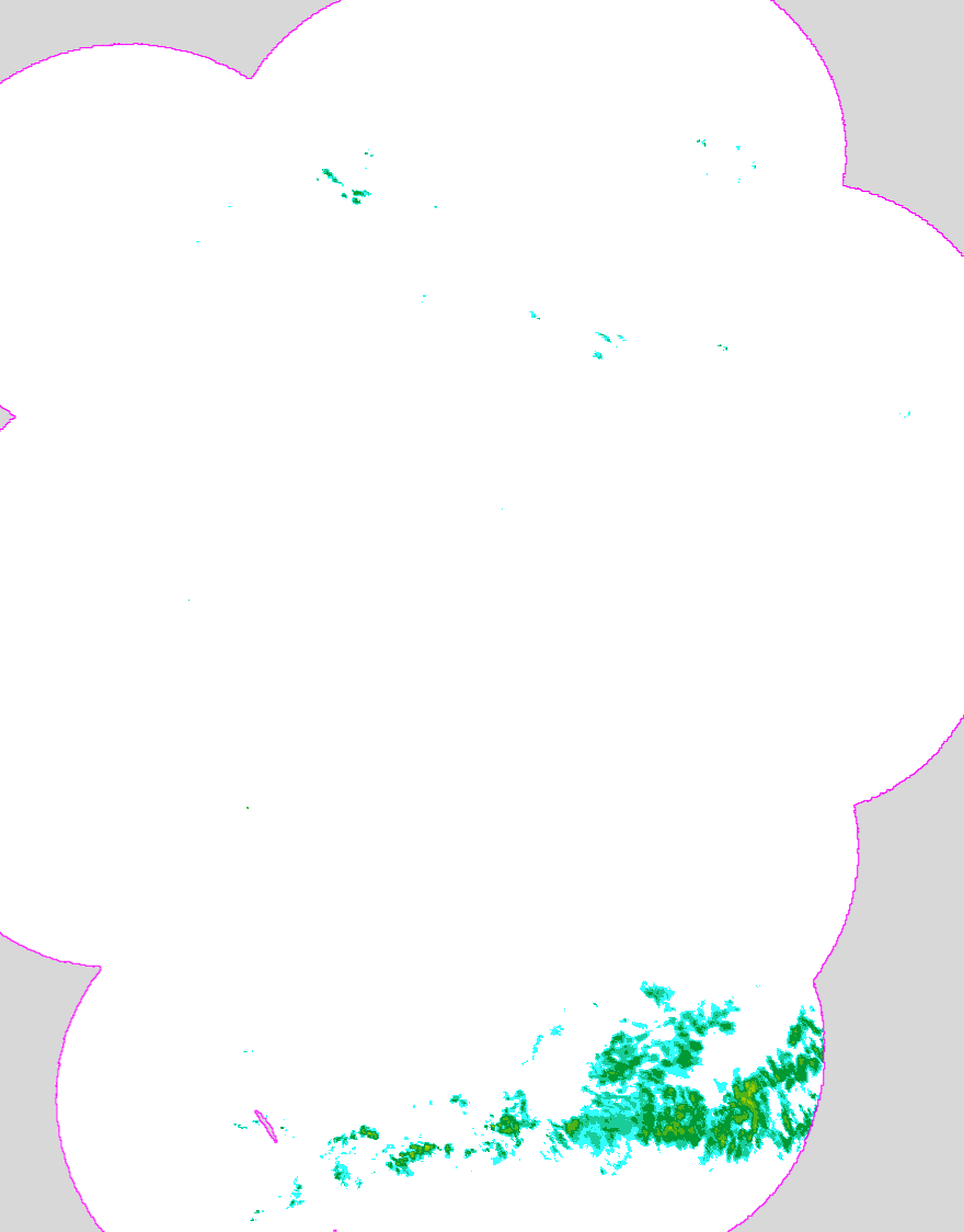 Regenradar Unterkatz, Radarbild von 9:00 Uhr