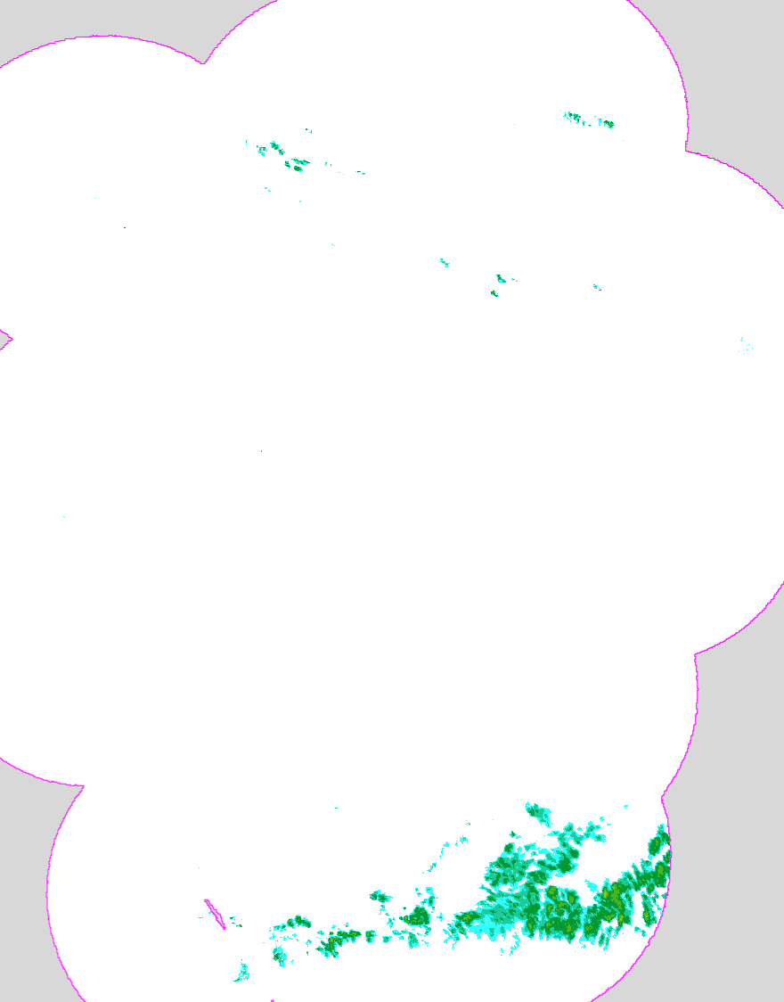 Regenradar Groß Oesingen, Radarbild von 9:10 Uhr
